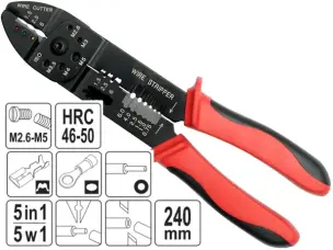 Знімач ізоляції 5w1 240мм 0.75-6мм²