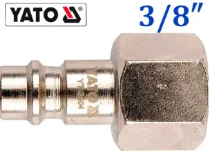 Штуцер быстросъемный внутренняя резьба 3/8" сталь Q235