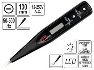Индикатор напряжения LCD 12-250V с подсветкой