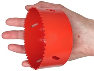 Коронка биметаллическая 95 мм HSS M3 (4-6 TPI)