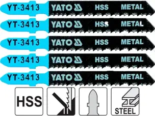 Набор пилок для электролобзика Yato