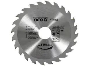 Пильный диск по дереву Yato 160х30х24зубов
