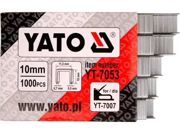 Скоба 10мм для степлера строительного Yato