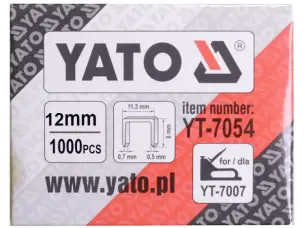 Скоба 12мм для степлера будівельного Yato