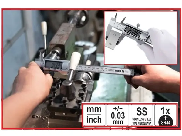 Штангенциркуль электронный Yato 150мм