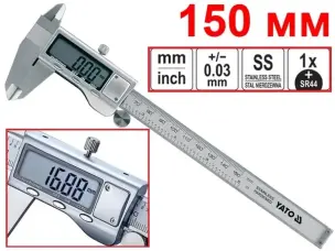 Штангенциркуль электронный Yato 150мм