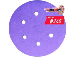 Круг WorkMan Ceramic P240 для шлифовки грунта 150 мм