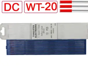 Вольфрамовый электрод WT-20 1.0 мм (Красный) для стали DC