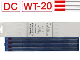 Вольфрамовый электрод WT-20 1.6 мм (Красный) для стали DC
