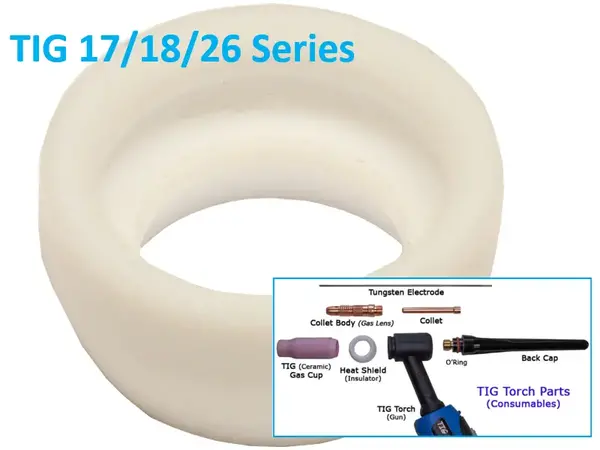 Изолятор для TIG горелки 17/18/26 термостойкий
