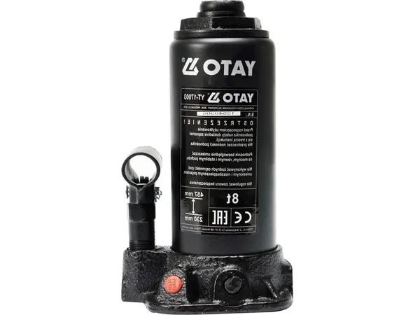 Гідравлічний домкрат 230-457мм Yato 8т
