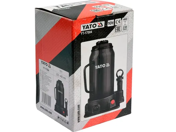 Гідравлічний домкрат 230-460мм Yato 10т