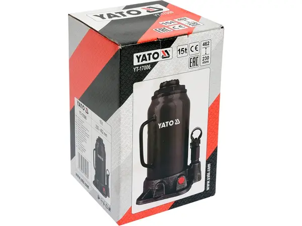 Гідравлічний домкрат 230-462мм Yato 15т