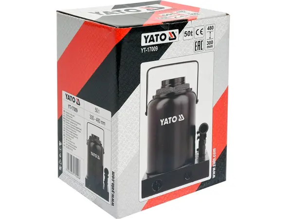 Гидравлический домкрат 300-480мм Yato 50т
