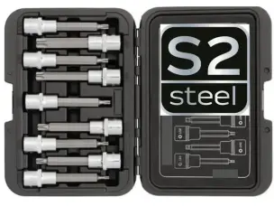 Головки с битами Torx S2 T20-T60 удлиненные