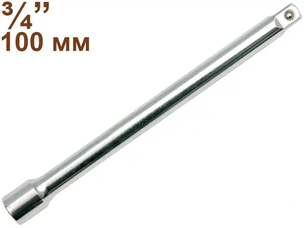 Удлинитель для головок 3/4″ 100мм Vorel 53650