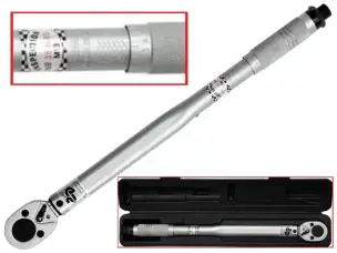 Ключ динамометрический щелчковый 1/2″ CrV 42-210 Нм
