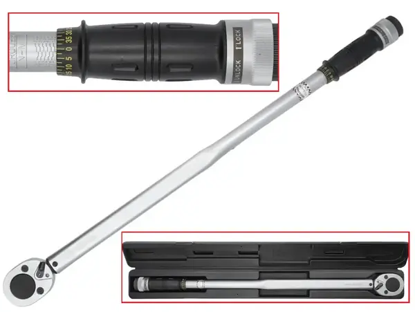 Ключ динамометрический щелчковый 3/4″ CrV 100-500 Нм