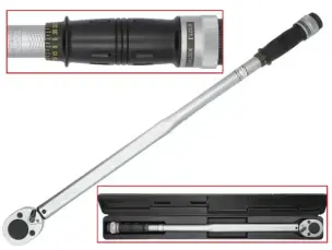 Ключ динамометрический щелчковый 3/4″ CrV 100-500 Нм