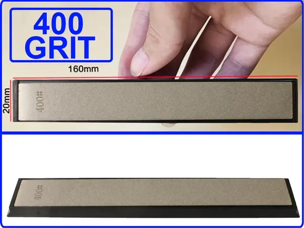 Брусок для заточування ножів алмазний 160х20мм Grit 400