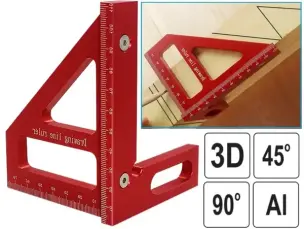 Угольник столярный 3D 112мм