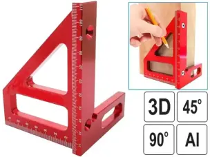 Угольник столярный 3D 112мм