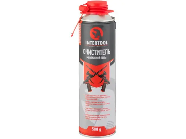 Очиститель монтажной пены Intertool