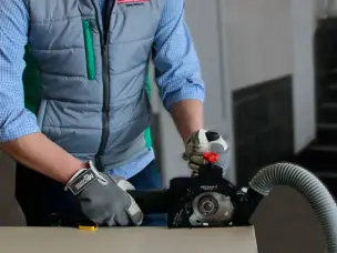 Насадка для пылеудаления на 125мм болгарку AirSLIDER 90x115-125