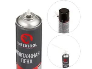 Пена монтажная ручная 500мл Intertool