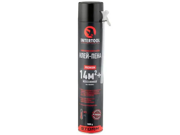Клей-пена монтажная ручная 750мл Intertool