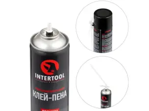 Клей-пена монтажная ручная 750мл Intertool