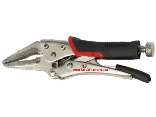 Затискні кліщі з фіксатором (довгі губки) WorkMan Soft-120