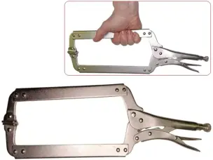 Затискні кліщі з фіксатором (С-тип) WorkMan C-Lock-450