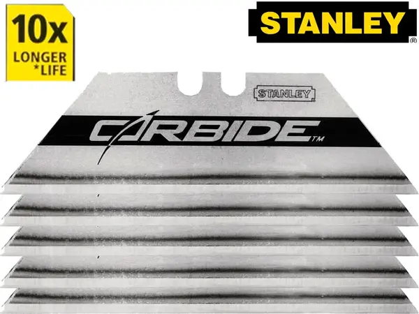 Сверхстойкие сверхострые лезвия трапеция Carbide Stanley