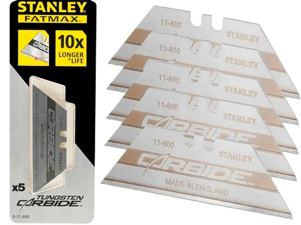 Сверхстойкие сверхострые лезвия трапеция Carbide Stanley