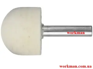 Повстяна насадка на дриль WorkMan Felt 25х30 мм куля