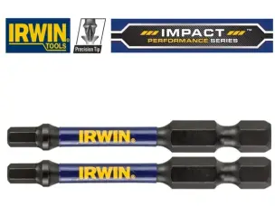 Биты ударные шестигранные HEX4х57мм Irwin IMPACT PRO