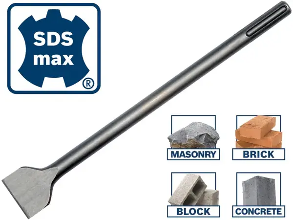 Зубило для перфоратора по бетону SDS-Max 400х50мм