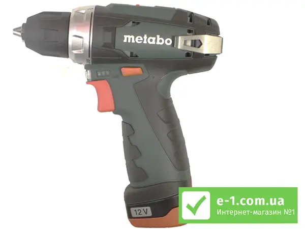 Аккумуляторный шуруповерт Metabo PowerMaxx BS (12В, 2х2.0 Ач)