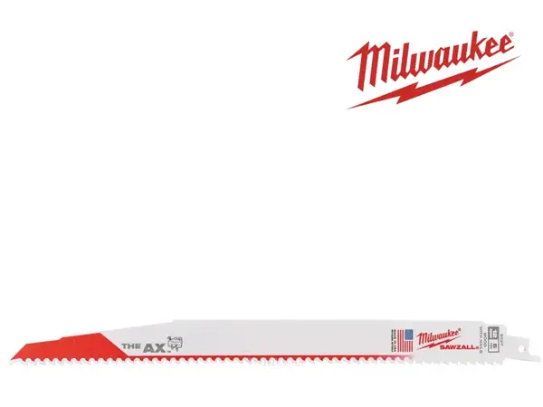 Полотно The AX Milwaukee 300 мм по дереву с гвоздями Bi-Metal