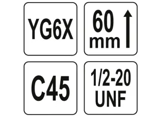 Коронка по цегли 16x60мм