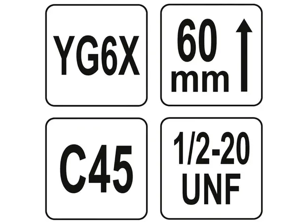 Коронка по цегли 16x60мм