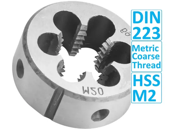 Плашка HSS M2 М20х2.5мм