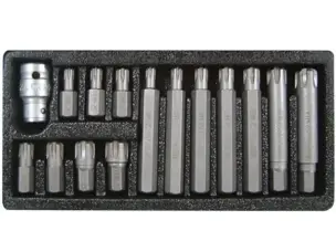 Набір біт RIBE М6-М14 з перехідником 1/2'' Yato