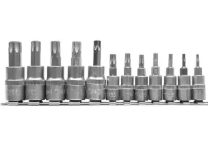 Набір головок з бітами Torx 1/4'' (T8-T40) сталь S2