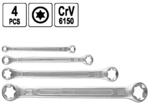 Ключі зірочки Torx накидні Profi Е6-Е24