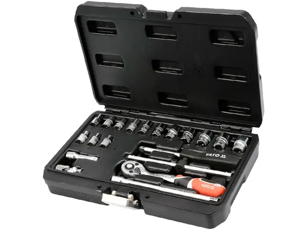 Набор головок 1/4" сталь CrV 50BV30 + CrMo (20 предметов)