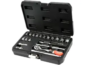 Набор головок 1/4" сталь CrV 50BV30 + CrMo (20 предметов)