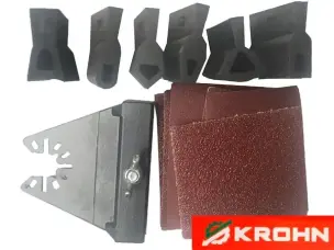 Профильная шлифовальная насадка на реноватор со сменными колодками