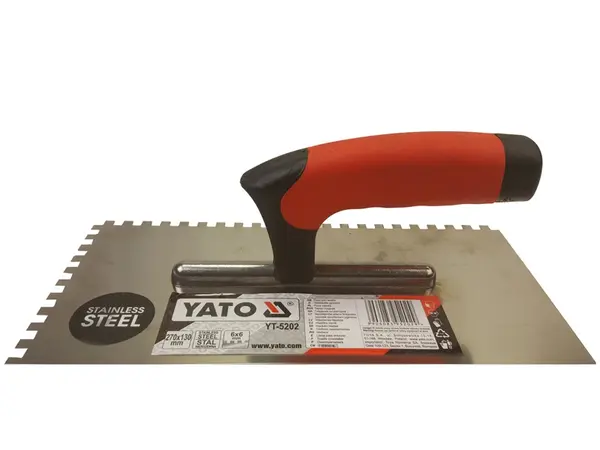 Зубчатая гладилка для шпаклевки Yato YT-5202